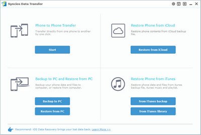 iPhone to Sony Xperia XZ Premium transfer