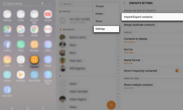 How to Export and Import Contacts on Samsung Galaxy Note 10