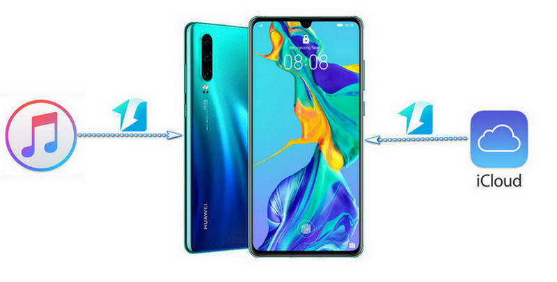 iTunes music to Huawei P30