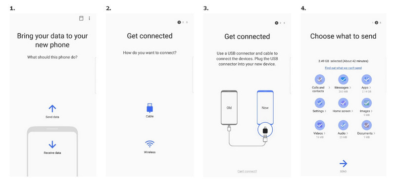 transfer data from samsung to honor