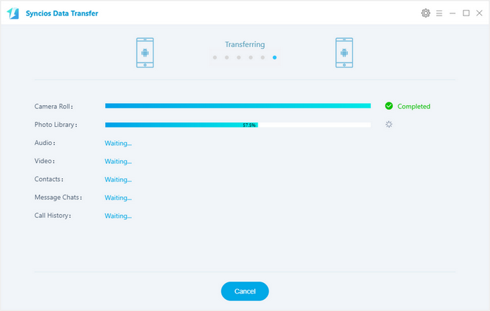 sync Samsung to Huawei Mate 10/Mate 10 Pro