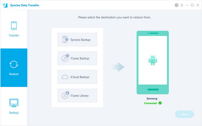 Samsung Galaxy Data Transfer