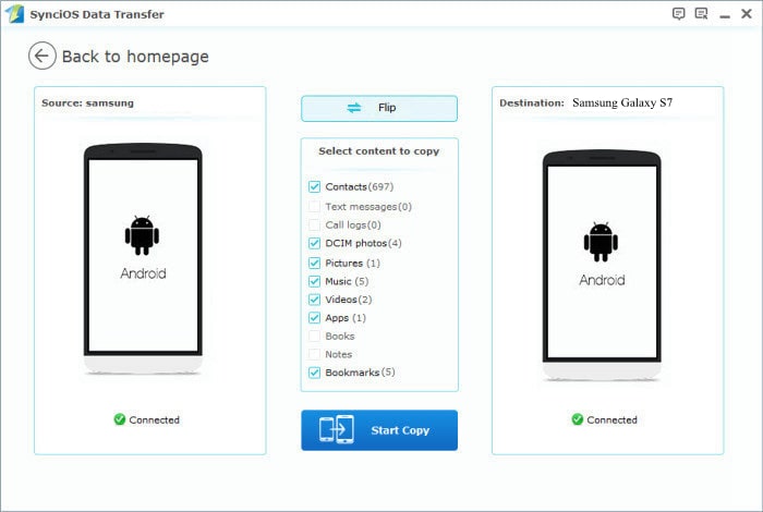 samsung s5 to samsung galaxy s7