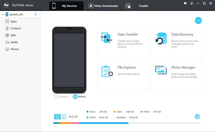 Syncios Android Manager