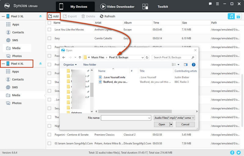 transfer data from pixel to computer