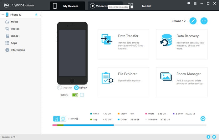 syncios samsung data transfer on mac